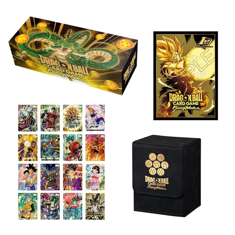 dragon ball super card game anniversary box Fusion World: 1st Set This collectors box is packed with exclusive cards Bandai Dragon Ball Super Card