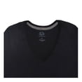 thumbnail image 4 of Playera Fruit Of The Loom para Mujer, Manga Corta Cuello V Negro Talla 2EG, 4 of 4
