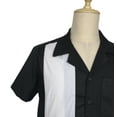 thumbnail image 5 of Men Casual Shirts Solid Pattern Button Down Shirt, 5 of 6