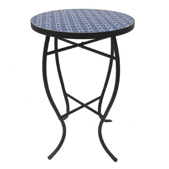 Best Desu 2129E Mosaic Art Collection Alpine Accent Table