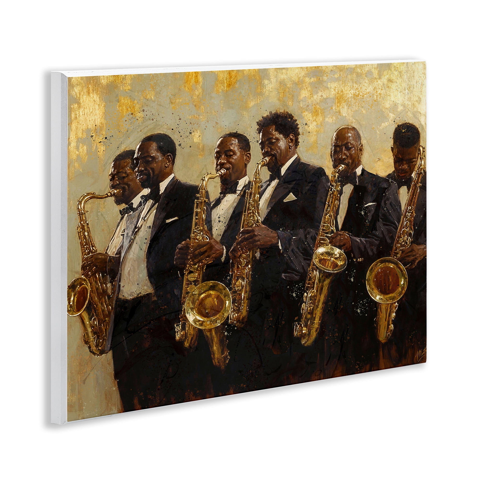 Golden Era Ensemble Wall Plaque Art, design by Marta Wiley
