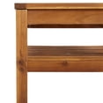 thumbnail image 5 of vidaXL Modern Storage Solid Acacia Wood Coffee Table with Assembly Guide, Brown, 5 of 5