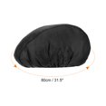 thumbnail image 2 of Uxcell Cycling Bicycle Helmet Cover Motorcycle Helmet Rain Cover Waterproof Ride Gear Helmet Cover Black, 2 of 5