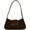 Coffee, variant on Suede Purse Handbag Evening Bag for Women Crescent Satchels Shoulder Bag Crossbody Purse Top-handle Tote Party Shopping