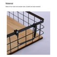 thumbnail image 2 of pitrice Wire Basket Grid Desktop Finishing Storage Baskets All-Purpose with Handles Shelf Kitchen Organizer Corner Frame White S/32*22*11cm, 2 of 9