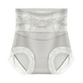 thumbnail image 4 of YWDJ Womens Shaping Underwear Breathable Lightweight High Waist No Show Sexy High-pressure Seamless and Hip Lifting Breathable Brief Gray XL, 4 of 4