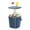 Carry Handle Blue, variant on MINDYES Resin Ice Bucket with Lid, Outdoor Beverage Cooler with Side Table for Pool Patio Garden, Black