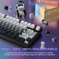 thumbnail image 4 of ATTACK SHARK R82 Rapid Trigger TKL Wired Mechanical Gaming Keyboard with Driver, Black, 4 of 7