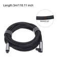 thumbnail image 2 of Cable de audio Óptico Unique Bargains 3 m Negro, 2 of 7