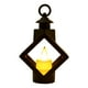 thumbnail image 2 of Lámpara colgante de Navidad, Candil LED, decoración interior exterior, luces de ambiente, luz cálida, 2 niveles, marco metálico, base de madera, para hogar, luces decorativas Navideñas, luces de, 2 of 9