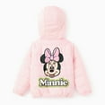 thumbnail image 2 of Disney Minnie Girls Puffer Jackets Coats Winter Zip Up Hoodie Outerwear with Storage Bag Sizes 3-10, 2 of 8