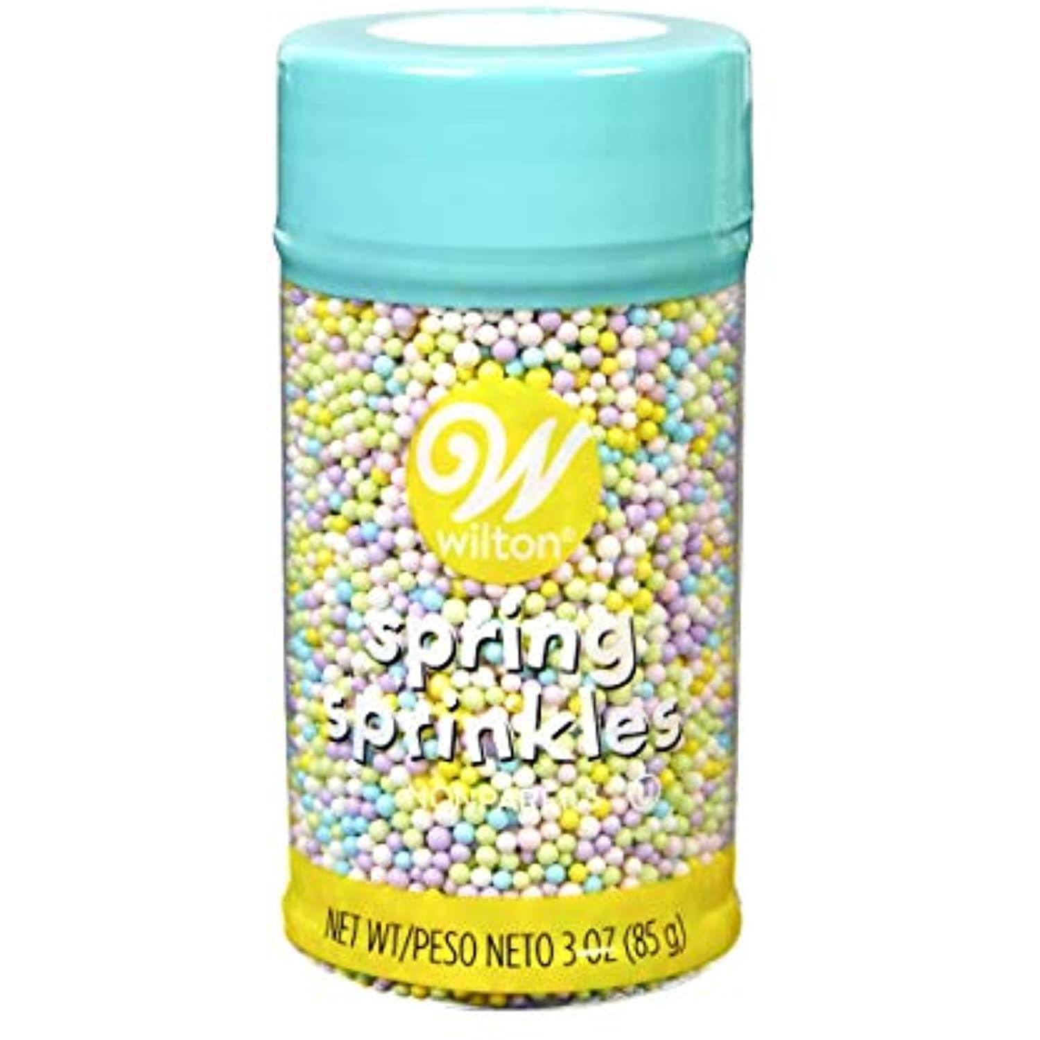 Wilton Sprinkles Nonpareils Spring/Easter Colors 3 Oz