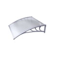 thumbnail image 6 of ALEKO Polycarbonate Outdoor Window or Door Canopy - 40 x 47 inches - Gray, 6 of 9