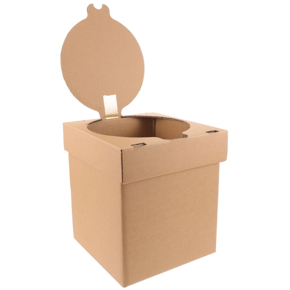 BESTYASH Foldable Car Emergency Toilet for Travel Use Portable Paperboard Potty
