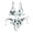a-White12829, variant on Womens Tie Dye Triangle Bikini Set Spaghetti Strap Front Knot Top Side Tie High Cut Bottoms Casual Swimsuit Outfit For Summer Beach Vacation Wear Multicolor S