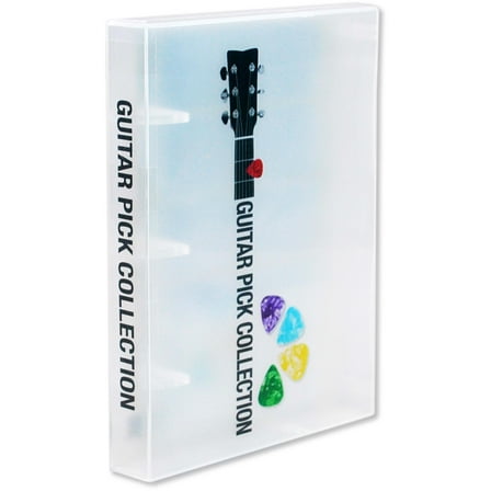 Guitar Pick Collection Kit, Holds 225 picks, Clear