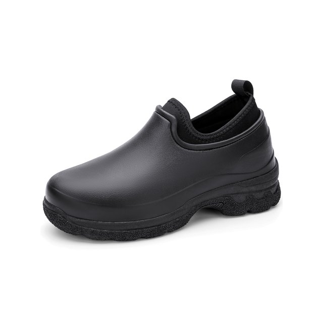 MAWCLOS Mens Work Shoe Waterproof Kitchen Shoes NonSlip Rain Boots Men