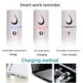 thumbnail image 4 of Nano Facial Steamer Mist Spray Eyelash Extensions Cleaning Pores Water SPA Moisturizing Hydrating Face Sprayer USB Rechargeable Mini Beauty Device - Summer gives you cool (White), 4 of 8