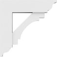 thumbnail image 3 of 3"W x 14"D x 14"H Standard Merced Architectural Grade PVC Bracket with Traditional Ends, 3 of 11