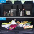 thumbnail image 4 of Car Trunk Organizer, Car Organizer Car Storage, Multipurpose Foldable Car Storage Bag, Car Storage Trunk, Car Storage, Black, 4 of 5