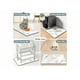 thumbnail image 2 of Tapete Bar,escurridor Platos,tapete Xtellar color blanco Cocina Escurridores 40x50, 2 of 4