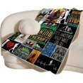 thumbnail image 2 of Couverture de Randonnée pour Garçons Hommes Filles Femmes Cadeaux de Randonneur Couverture Jetée de Camping Peluche Douillette Flanelle Molleton Ultra Douce Duveteuse Couvertures d'Extérieur 50"X40 Pouces, 2 of 6