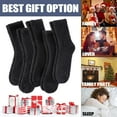 thumbnail image 6 of 5 Pairs Womens Fuzzy Slipper Socks, Ultra Soft Microfiber Crew Socks for Winter, Non-Slip Cozy House Socks with Fluffy Lining, 6 of 6