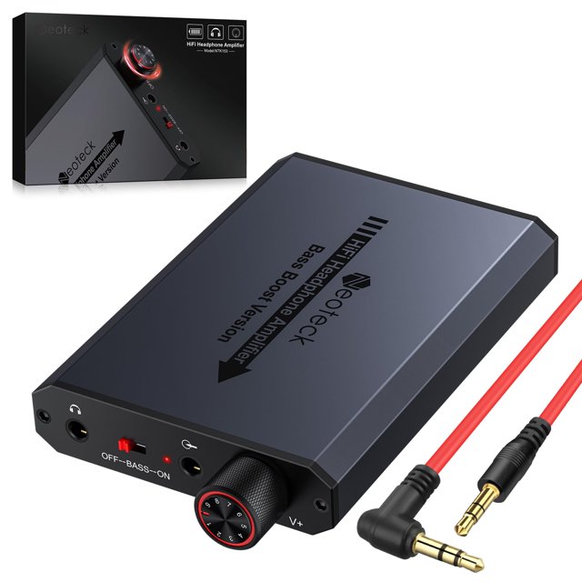 Amplificador de auriculares Neoteck Portable HiFi con refuerzo de graves 16-150Ω