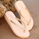 thumbnail image 5 of FLOPS para mujeres Rhinestones Flip Plataforma Sandalias de tanga para verano (M) White, 5 of 8