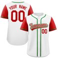 thumbnail image 1 of Custom Baseball Jersey Button Down Short Sleeve Shirts Personalized Printed Name Number for Adult/Youth Outdoor Freestyle LS, 1 of 1