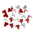 thumbnail image 2 of 100 Uds 11mm Forma De Corazón Mini Brads Sunnimix Sujetadores de papel 11 x 9 mm, 2 of 7