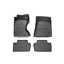 WeatherTech Custom Fit FloorLiners compatible with 2006-2013 Lexus IS - 1st & 2nd Row (2-pc. Rear Liner), Black