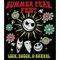 thumbnail image 2 of Men's The Nightmare Before Christmas Summer Fear Fest Graphic Tee Black Small, 2 of 5