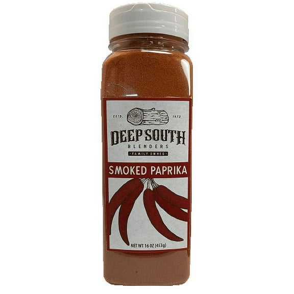 Deep South Smoked Paprika, 16 oz. Ground Single Spice In Resealable Plastic Jars