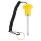 thumbnail image 5 of 5xWeight Stack Pin Accesorios Multiusos Acero Inoxidable Máquina De Pesas Pin Amarillo 10x80mm, 5 of 8
