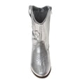 thumbnail image 5 of Kensie Girl Metallic Cowgirl Boots.(Little Kids Big Kids)Silver Metallic, Size: 1, 5 of 7