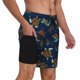 thumbnail image 2 of Fotbe Sea Turtles Swimming Traje de Baño para Hombre – Shorts de Natación de Secado Rápido con Forro y Bolsillos-3X-Large, 2 of 6