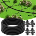 thumbnail image 3 of 50FT 1/2 inch Irrigation Tubing with 4 Pack 6-Way Connector Jorking Flexible Irrigation Parts-Black, 3 of 7