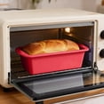 thumbnail image 4 of zhangmingg Silicone Loaf Pans Non-Stick Bakeware Set for Homemade Bread Cakes Meatloaf and Lasagna, 4 of 7
