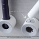 thumbnail image 2 of Soporte eléctrico para cepillos de dientes, montado en la pared, gris (2), 2 of 7