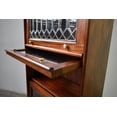 thumbnail image 3 of Crafters and Weavers Legacy 4 Stack Barrister Bookcase - Brown Walnut, 3 of 5