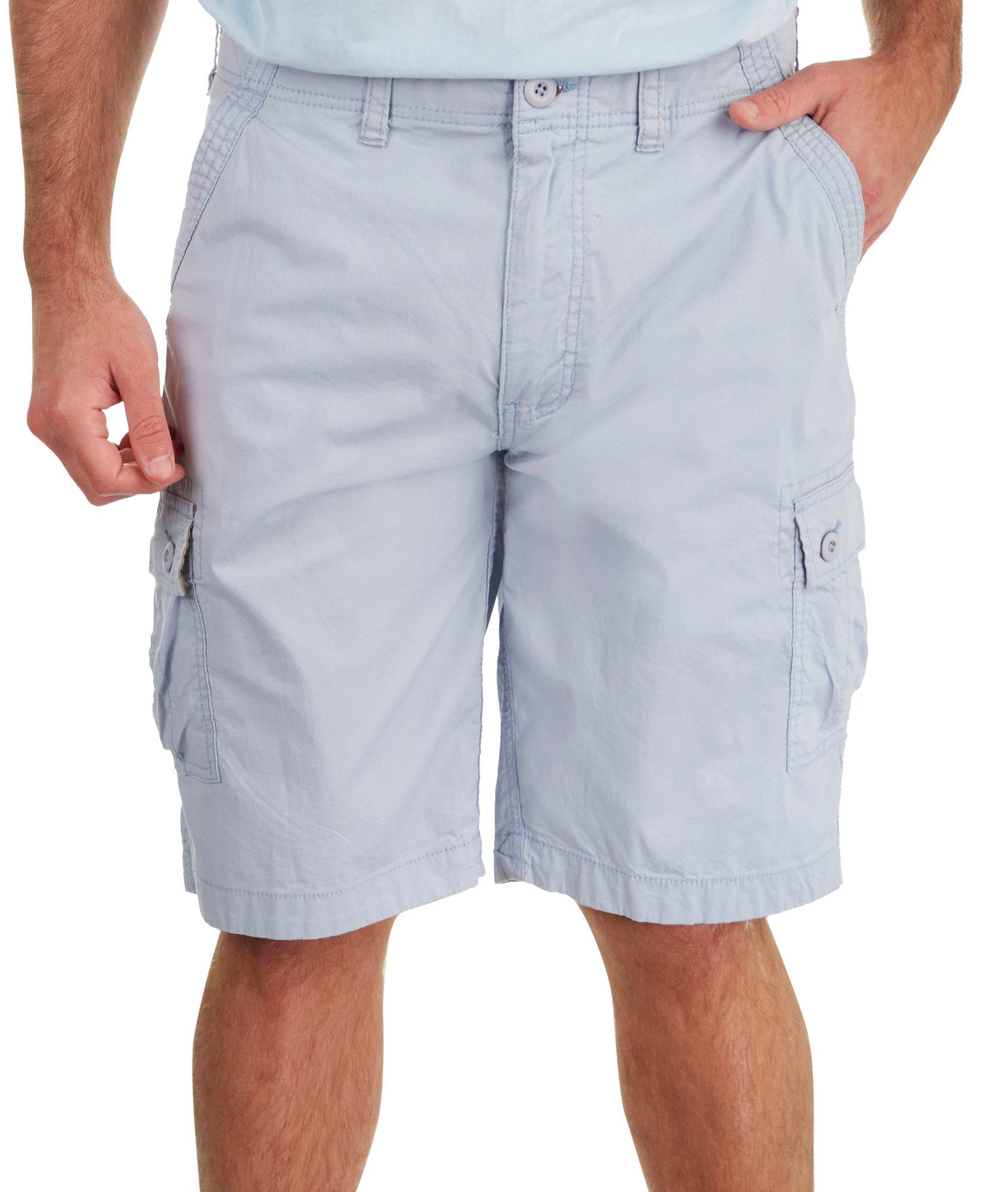 Wearfirst Mens Mindy Solid Cargo Shorts 