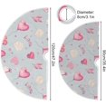thumbnail image 3 of FMSHPON Valentine's Mother's Day Hearts Balloon Xmas Christmas Tree Skirt Stand Mat for Holiday Party Decoration Indoor Outdoor 36 inches, 3 of 6