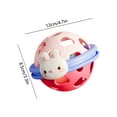 thumbnail image 3 of BUTOMKY BPA-Free Soft Rubber Baby Rattle Balls - Easy-Grasp Sensory Toys, Early Education Grip Rattles for Newborns 0+ Months,Neutral Gifts for Boys & Girls, 3 of 8
