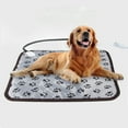 thumbnail image 5 of Pet Heating Pad, 17'7x17'7 in,Cat Heating pad Waterproof, with Smart Thermostat Switch, Adjustable Electric Heating Pad for Small Dogs Cats Heated Bed Mat Indoor, 5 of 6