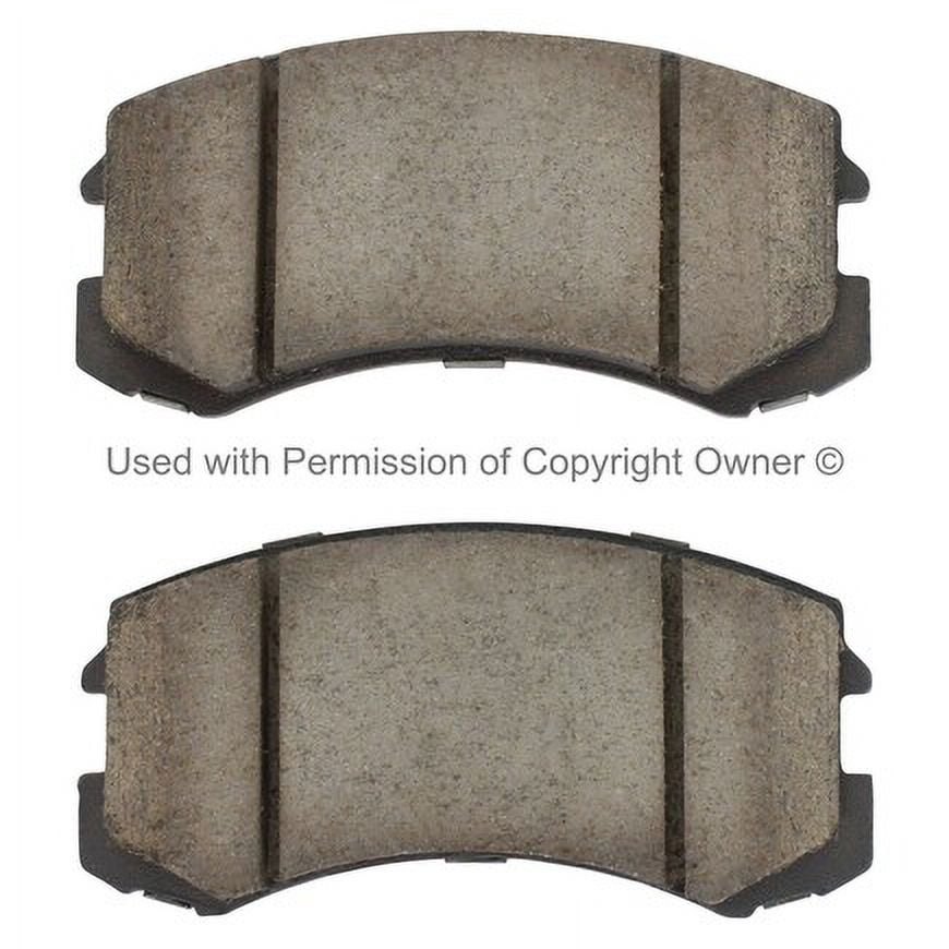 Mpa Electrical 1003-0904C Quality Built Black Series Ceramic Brake Pads W/