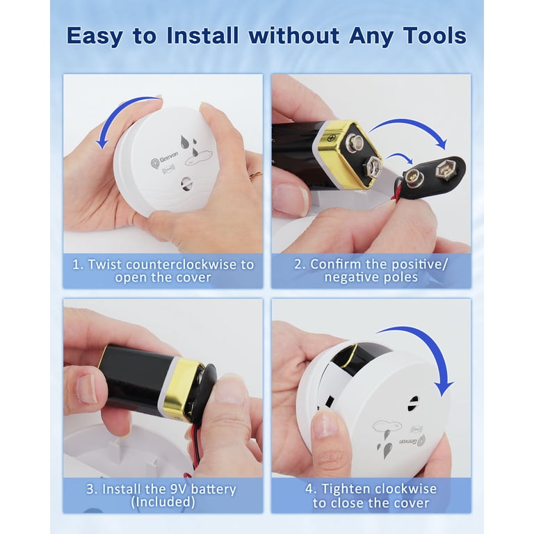 Geevon Water Leak Detector Alarm (2-Pack) photo 2