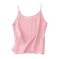 thumbnail image 2 of OGLCCG Girls Two Piece Outfits Summer Comfy Travel Beach Vacation Set Cotton Linen Tank Top and Bermuda Shorts with Pockets 3-14 Years, 2 of 8