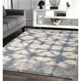thumbnail image 3 of Pasargad Home Shibori Collection Hand-Loomed Silver/Blue Bsilk & Wool Area Rug- 8' 0" X 10' 0", 3 of 6