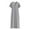 C-Grey86, variant on DHFJKG Womens Sweaters Dress Knit Ribbed V Neck Solid Color Short Sleeve Button Up Loose Fit Maxi Dress Classic Dresses